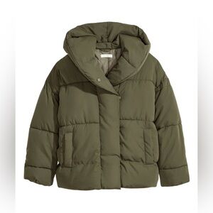 H&M Olive Green Puffer Jacket